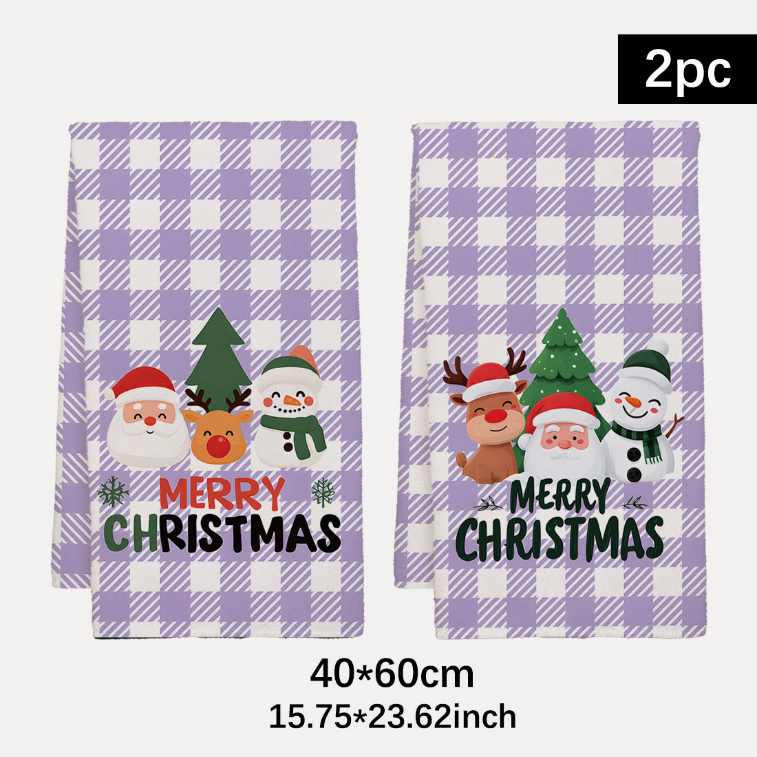 Highland Home Textiles - Ręcznik kuchenny 40x60cm z motywem świątecznym,