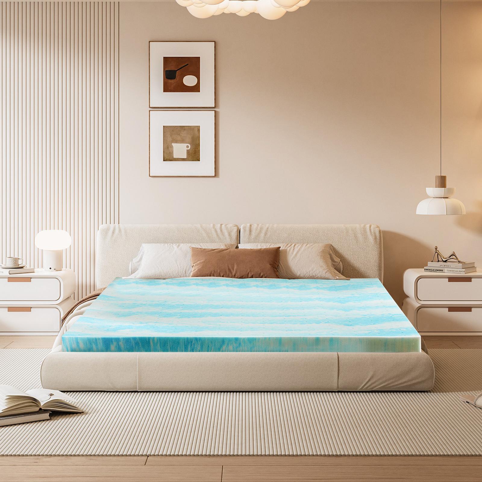 Memory Foam Topper - 2-calowy materac z pianki memory z