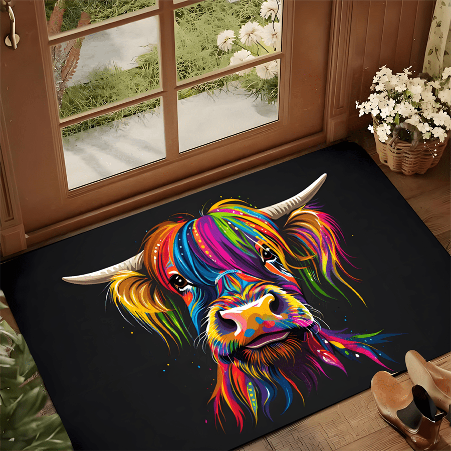 Kolorowy dywanik z motywem kro – Highland Home Textiles recenzja i cena