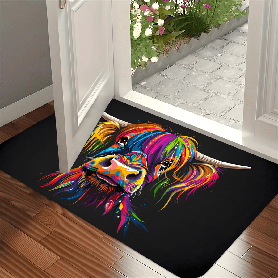 Kolorowy dywanik z motywem kro – Highland Home Textiles recenzja i cena