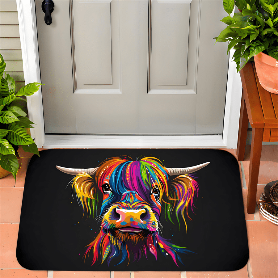 Kolorowy dywanik z motywem kro – Highland Home Textiles recenzja i cena