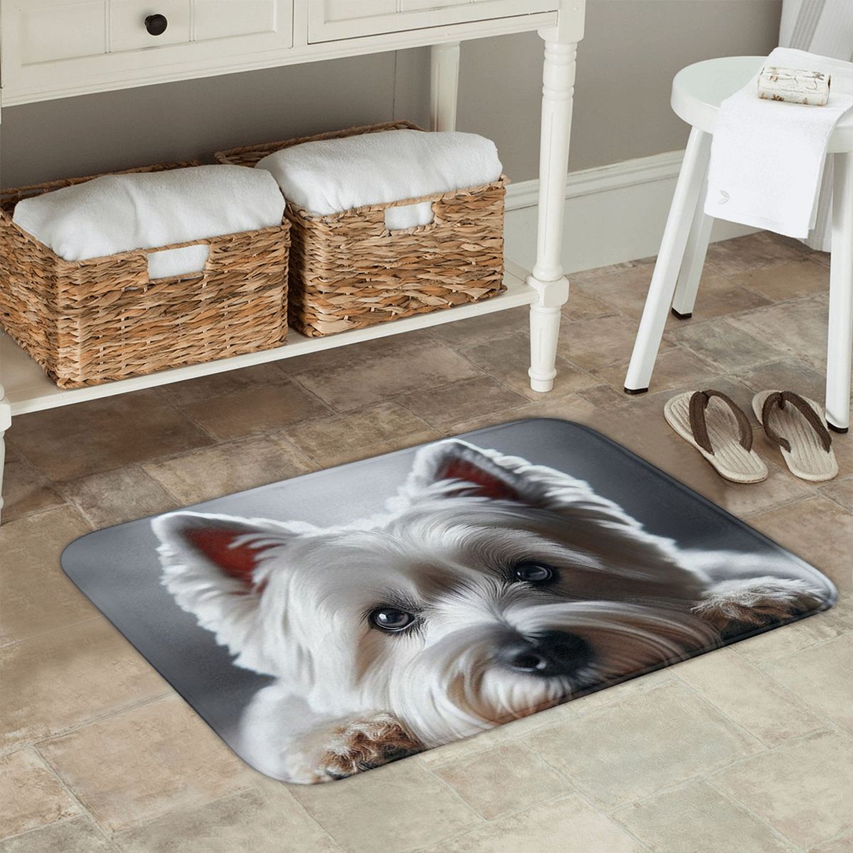 Uroczy dywanik z nadrukiem 3D  – Highland Home Textiles recenzja i cena