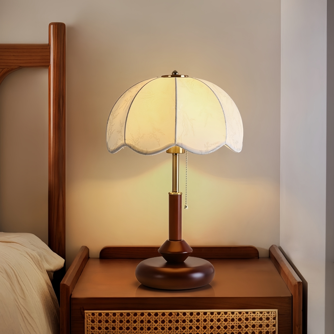 Lampa stołowa w stylu vintage  – Home Textiles & Furnishings recenzja i cena