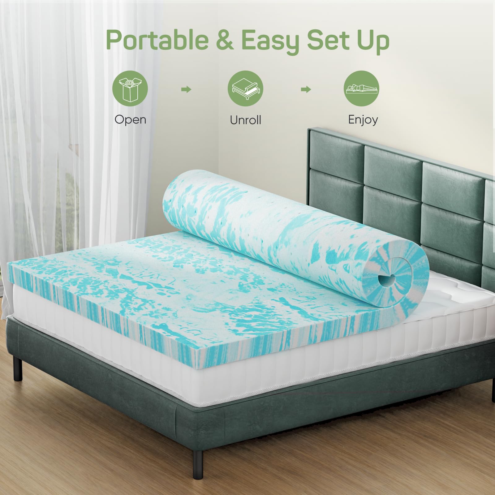 2-calowy materac z pianki memo – Memory Foam Topper recenzja i cena