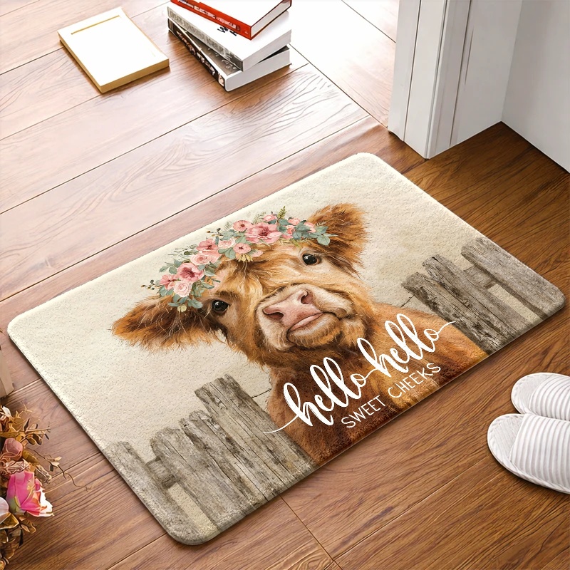 Mata podłogowa z motywem krowy – Highland Home Textiles recenzja i cena