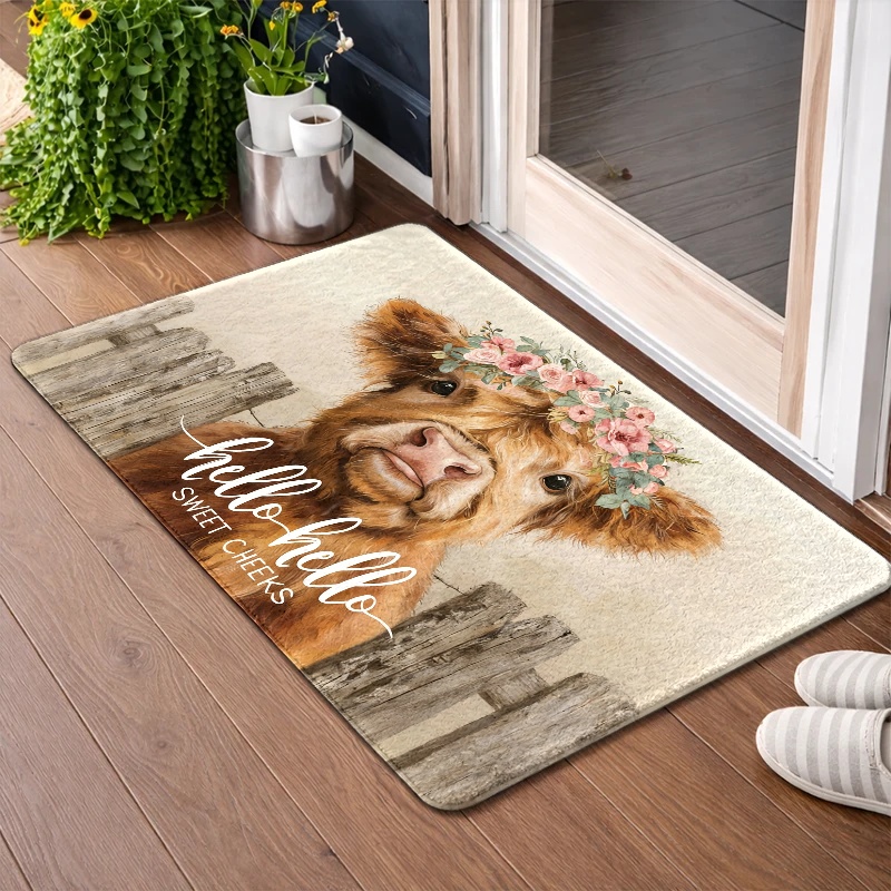 Mata podłogowa z motywem krowy – Highland Home Textiles recenzja i cena