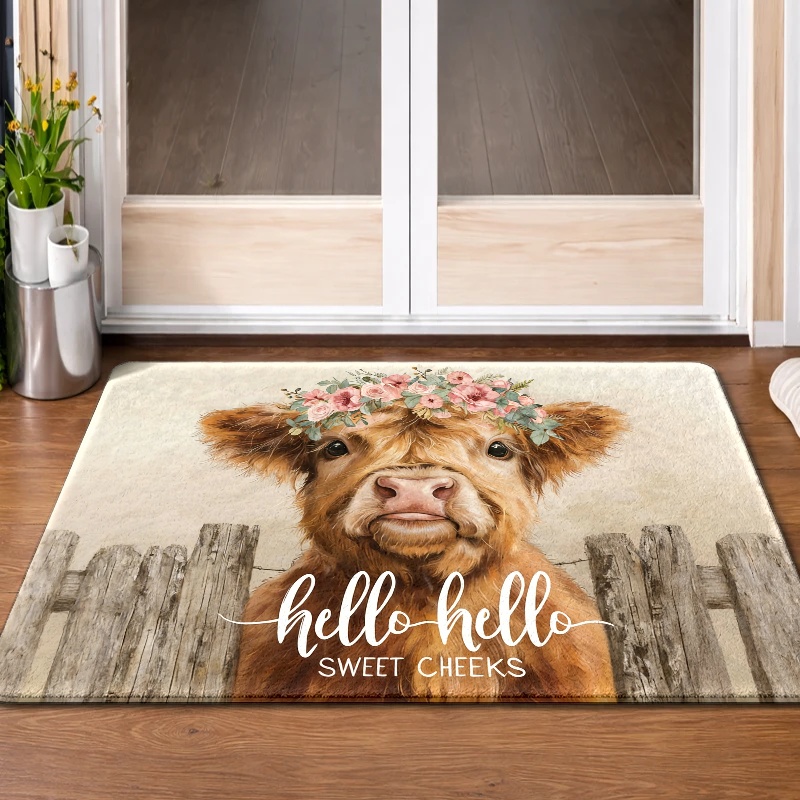 Mata podłogowa z motywem krowy – Highland Home Textiles recenzja i cena